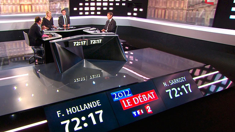 Espa&ntilde;a protagoniza el debate entre Sarkozy y Hollande