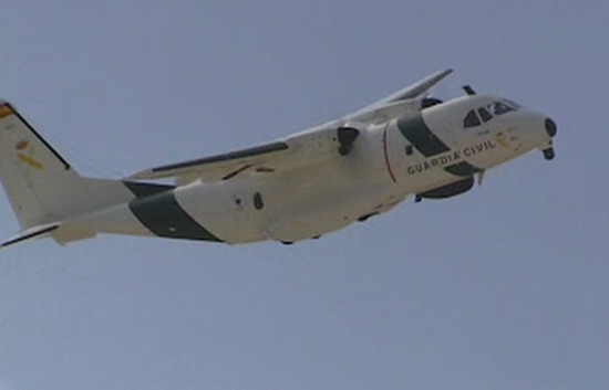 Espa�a colabora en las tareas de b�squeda con dos aviones, uno de la Guardia Civil y otro del ej�rcito del aire