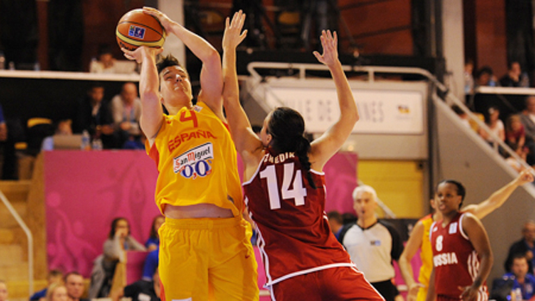 Espa&ntilde;a empieza con buen pie el Eurobasket femenino