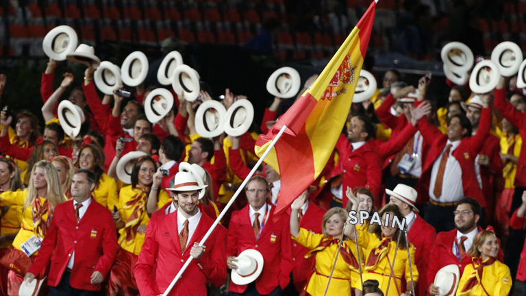 Los espa&ntilde;oles vivieron con emoci&oacute;n su participaci&oacute;n en la ceremonia de inauguraci&oacute;n