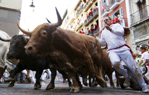 Ver v&iacute;deo  'Espectacular carrera en el tercer encierro'
