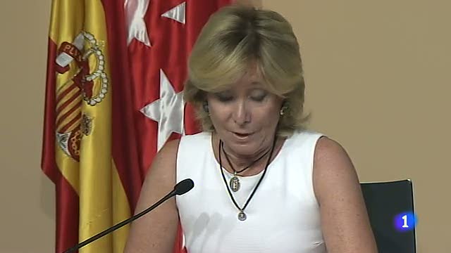 Aguirre dimite como presidenta de la Comunidad de Madrid y diputada regional