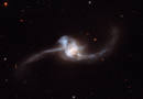 Del choque ha surgido una nueva galaxia llamada NGC 2623