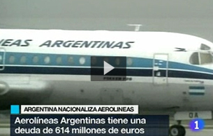 Ver v&iacute;deo  'El Estado argentino se har&aacute; con el 94% de las acciones de Aerol&iacute;neas'
