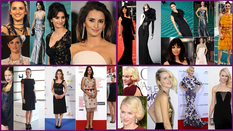 El estilismo de Maribel Verd, Penlope Cruz, Aida Folch y Naomi Watts