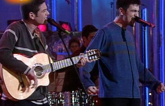 Estopa: Su primera actuaci&oacute;n en TVE. Gala FAO de 1999