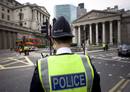 Estrictas medidas de seguridad en La City de Londres.