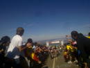 A 3 km de meta en la etapa de monta&ntilde;a La Covatilla en 2011.