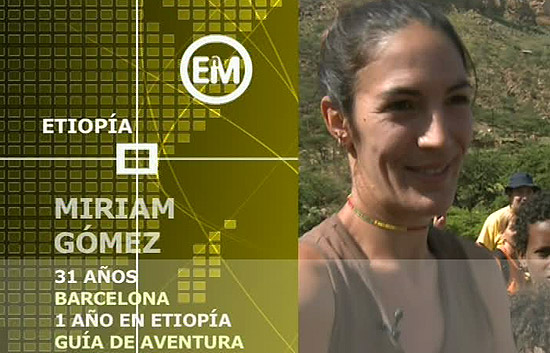 Espa&ntilde;oles en el mundo - Etiop&iacute;a - Miriam