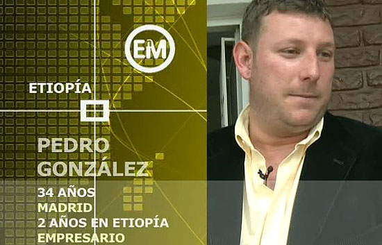 Espa&ntilde;oles en el mundo - Etiop&iacute;a - Pedro