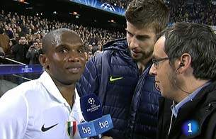 Ver v&iacute;deo  'Eto'o: 'Espero que nos veamos en la final''