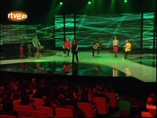 Eurovisi�n 2009 - Actuaci�n de Portugal en la Final con Flor de Lis