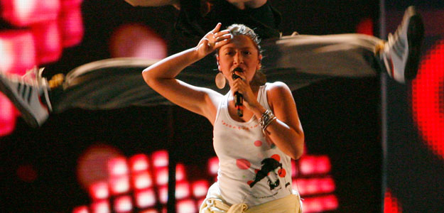 Eurovisi&oacute;n 2009 - Hadise en el ensayo