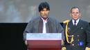 Ir al Video&nbsp;Evo Morales da &aacute;nimos a su hom&oacute;logo venezolano
