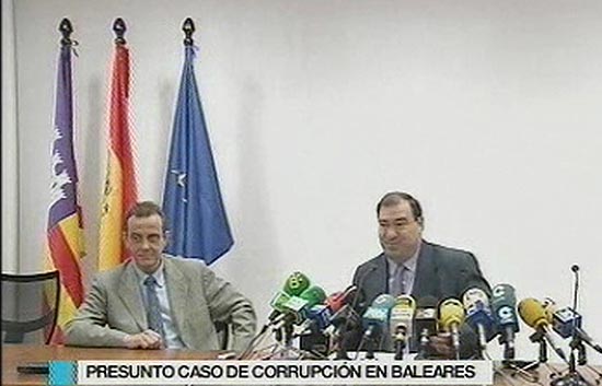 Seis ex altos cargos del anterior gobierno balear, arrestados por corrupci&oacute;n