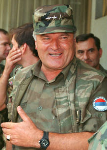 Former Bosnian Serb wartime Commander Mladic in Banja Luka, file