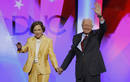 El ex presidente Jimmy Carter con su esposa Rosalynn en Denver, durante la Convenci&oacute;n Dem&oacute;crata.