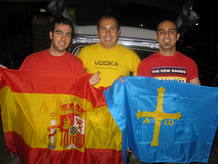 Los expedicionarios, al salir de Madrid