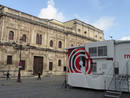 La exposici&oacute;n del 75&ordm;aniversario en la Plaza Mayor de Sevilla