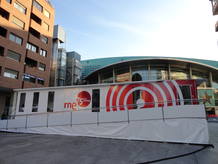 Vista de la exposici&oacute;n-itinerante con la que RNE celebra sus 75 a&ntilde;os.