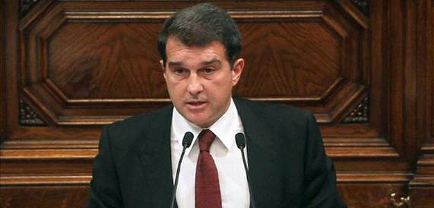 El expresidente del F.C. Barcelona, Joan Laporta, ahora es diputado catal&aacute;n