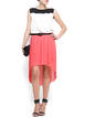 Falda de color coral de Mango (25,99&euro;)