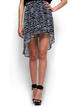 Falda estampada en colores oscuros de Mango (29,99&euro;)