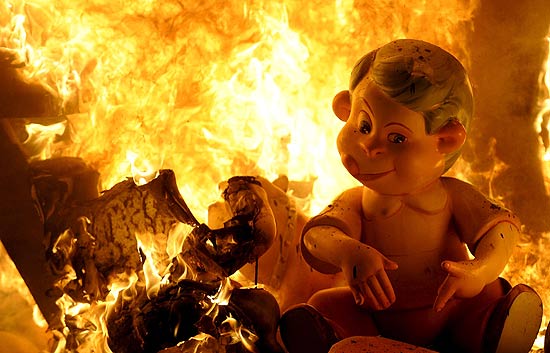 Fallas de Valencia 2010 Nit de la Crem&agrave; - 20/03/10