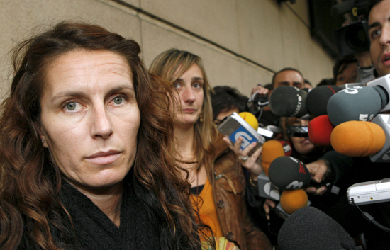 Los familiares de los pescadores del Alakrana en la Audiencia Nacional.