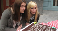 Las fans, parte de la fiesta