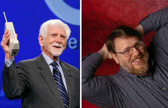 Felicitaci�n a Tomilnson y Cooper con sus propios inventos