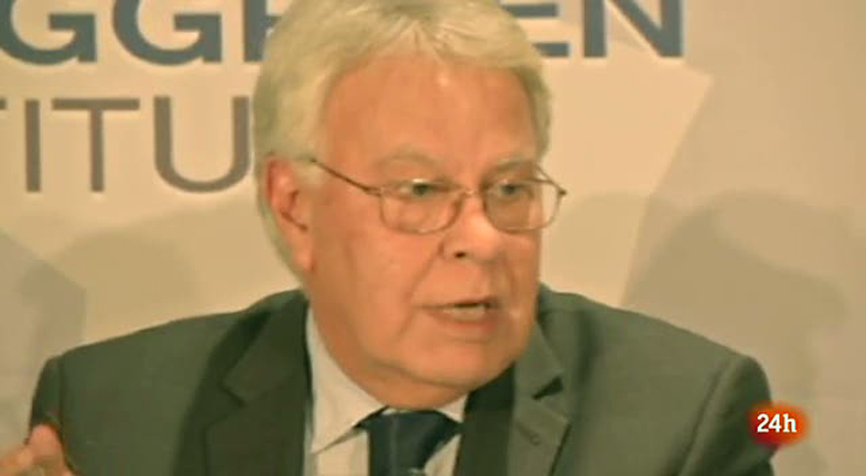 Felipe Gonz&aacute;lez: "Hollande podr&iacute;a ser el que le diga no a Merkel"