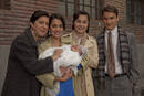 Felisa, Chelo, Asun y Miguel junto a la peque&ntilde;a Irene