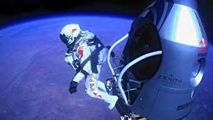 Ver vídeo 'Félix Baumgartner el primer hombre en romper la barrera del sonido' Ver vídeo 'Félix Baumgartner el primer hombre en romper la barrera del sonido'