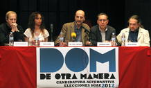 FERNÁNDEZ SASTRÓN PRESENTA SU CANDIDATURA, "DE OTRA MANERA" (DOM) FERNÁNDEZ SASTRÓN PRESENTA SU CANDIDATURA, "DE OTRA MANERA" (DOM)