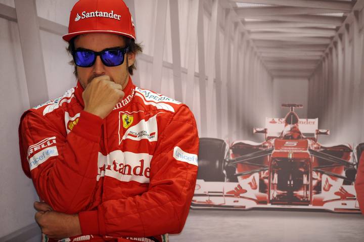 Fernando Alonso en el GP de China