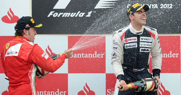 Fernando Alonso y Pastor Maldonado