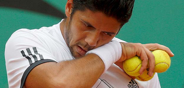 Fernando Verdasco no jug&oacute; lo bastante concentrado ante Nikolay Davidenko.