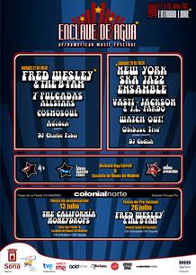 El cartel del festival Enclave de Agua 2012