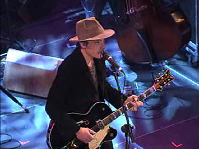 Jakob Dylan y Quique Gonz&aacute;lez, en el 'Luna Lunera'
