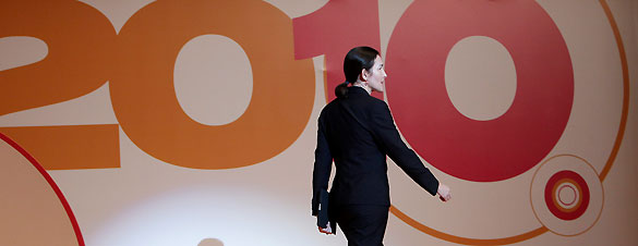 La ministra de Cultura, &Aacute;ngeles Gonz&aacute;lez-Sinde, durante la inauguraci&oacute;n de la IV edici&oacute;n de FICOD