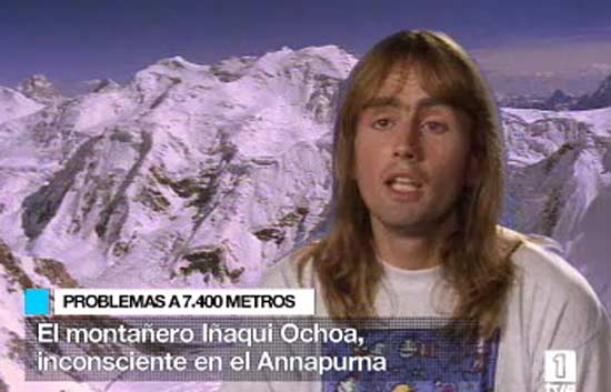Al filo - El monta�ero I�aki Ochoa sigue inconsciente en el Annapurna