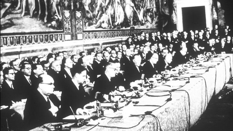Firma del Tratado de Roma