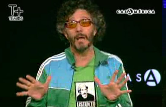 Viva Am&eacute;rica - Fito P&aacute;ez: "M&eacute;todo de azar sobre la composici&oacute;n de la canci&oacute;n"