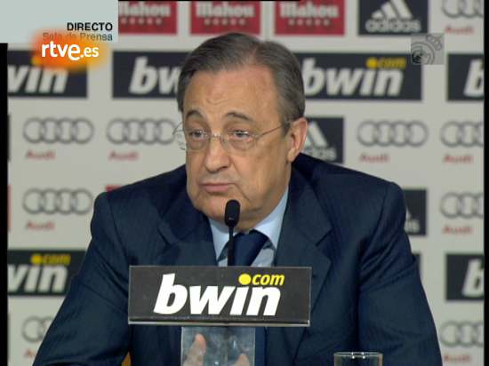 Florentino alaba a Mourinho