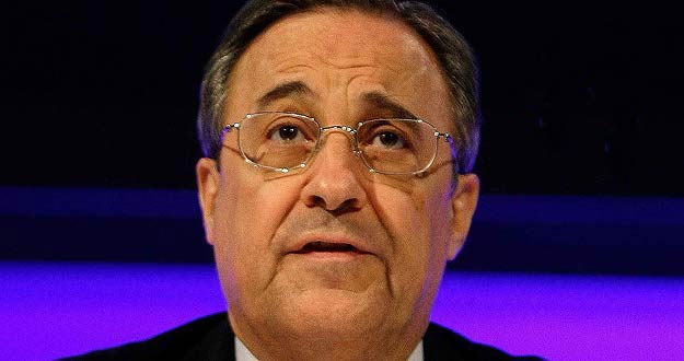 Florentino P&eacute;rez comparece en rueda de prensa.