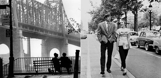 Fotogramas de 'Manhattan', de Woody Alklen y 'A bout de Souffle', de Jean-Luc Godard