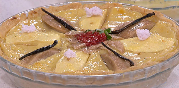 Tarta de manzana y pera