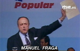 Ver v&iacute;deo  'Fraga proclama el liderazgo de Aznar (1990)'