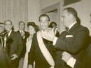 Fraga, Dal&iacute; y Gala en 1973